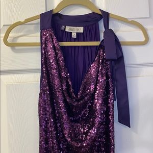 Purple Sequin Tank